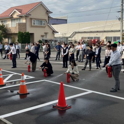 防災訓練を行いました!