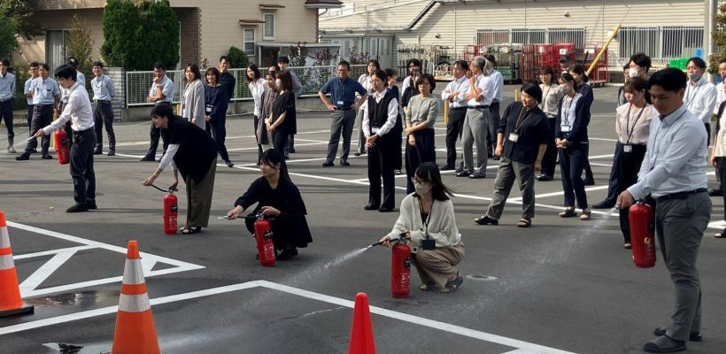 防災訓練を行いました！